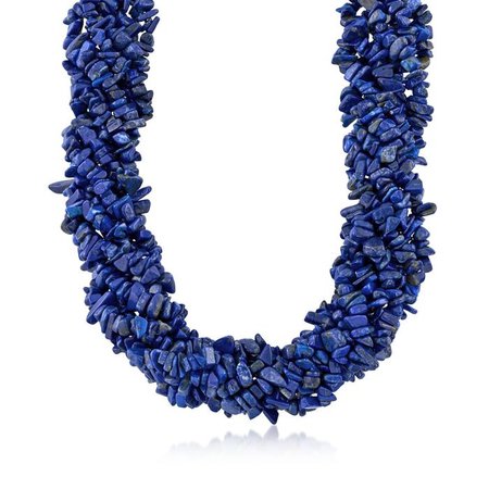 Ross Simons lapis blue necklace