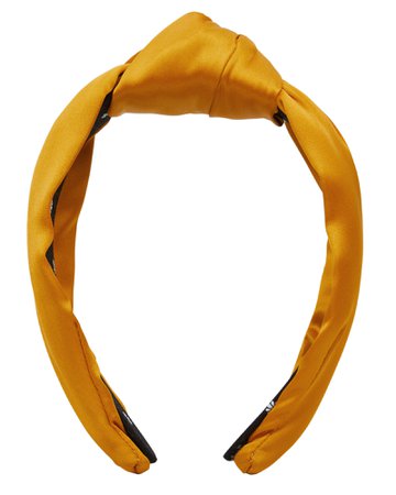 Marigold Satin Knotted Headband