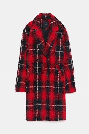 Zara | Plaid Coat