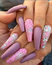 spring nails flowers - Google Search