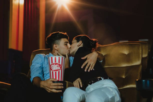 couple at movie theater