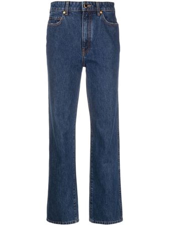 KHAITE mid-rise straight-leg Jeans - Farfetch