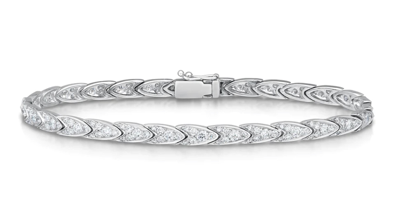 Diamond Chevron Bracelet - Stephen Silver