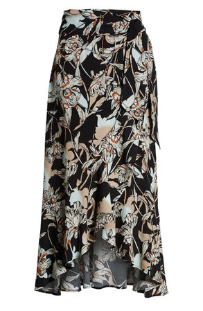 Leith Flowy Wrap Skirt | Nordstrom