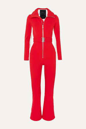 Red Cordova striped ski suit | Cordova | NET-A-PORTER