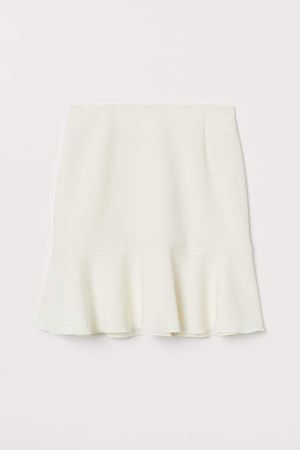 Short Skirt - White