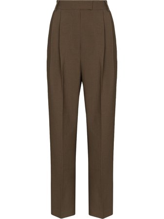Frankie Shop Bea high-waisted Tapered Trousers - Farfetch