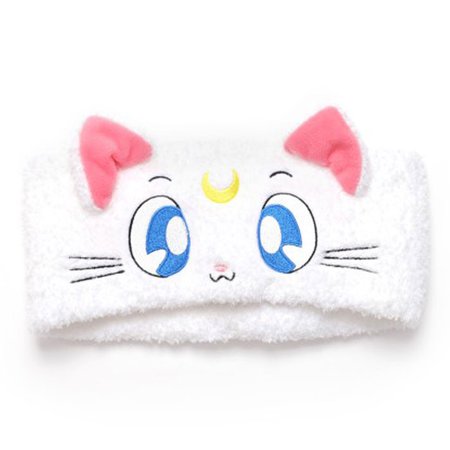 gonoturn ごのたん beautiful girl soldier Sailor Moon collaboration headband "Artemis" [GNT0253] disguise costume play hair slide white white