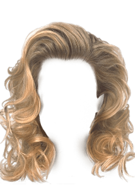 Blond Hair, Blond, Hair, Curly, Wavy, Short Hair, Pictures - 3947 - TransparentPNG