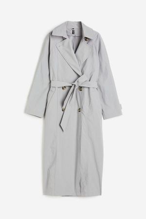 Trench Coat - Light gray - Ladies | H&M US