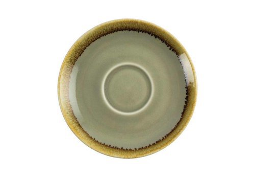 Buy Moss green porcelain cappuccino cups 23cl (6 pieces) online - HorecaTraders