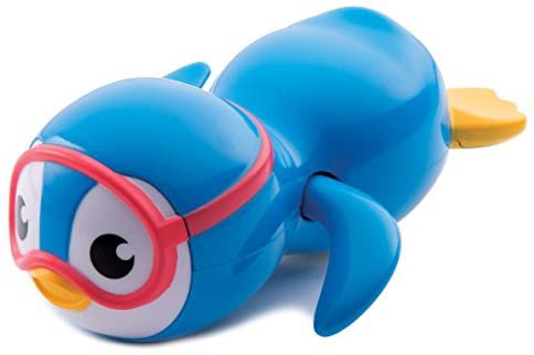 Amazon.com : Munchkin Wind Up Swimming Penguin Bath Toy, Blue : Baby