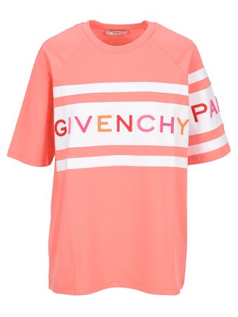 Givenchy Givenchy 4g Embroidered Oversized T-shirt - PINK WHITE - 11231057 | italist