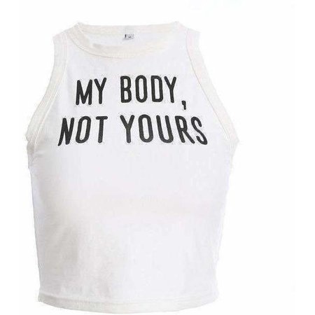 My Body, Not Yours Vest – Own Saviour