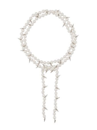 Fallon Double Layered Pearl Necklace - Farfetch