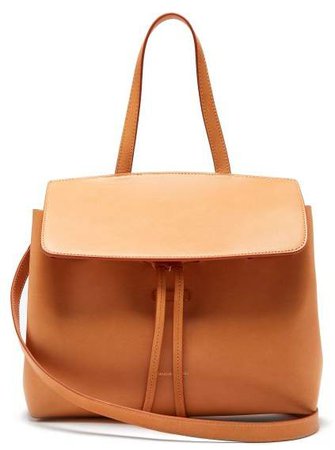 Mini Lady Leather Cross Body Bag - Womens - Brown Multi
