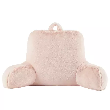 Mainstays Faux Fur Plush Bedrest Pillow, Specialty Size, Peach Pink, 1 Piece - Walmart.com