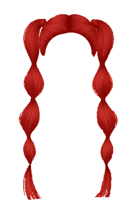 Nightcrawler Bubbles Sims 4 Hair - Red (Dei5 Edit)
