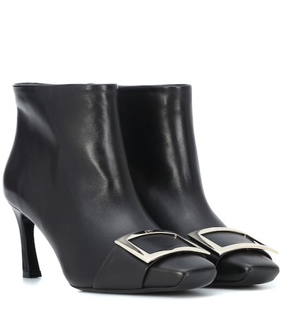 Trompette leather ankle boots