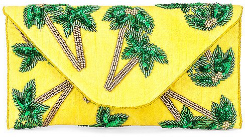 From St Xavier Tropical Envelope Clutch