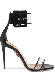 Alexandre Vauthier | Yasmin Swarovski crystal-embellished patent-leather sandals | NET-A-PORTER.COM