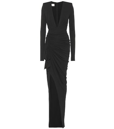 Stretch jersey gown