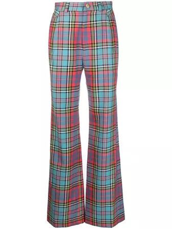Vivienne Westwood straight-leg plaid-check Print Trousers - Farfetch