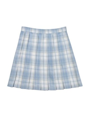 blue pencil skirt