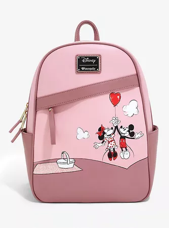 Loungefly Disney Mickey Mouse And Minnie Mouse Balloon Mini Backpack - BoxLunch Exclusive