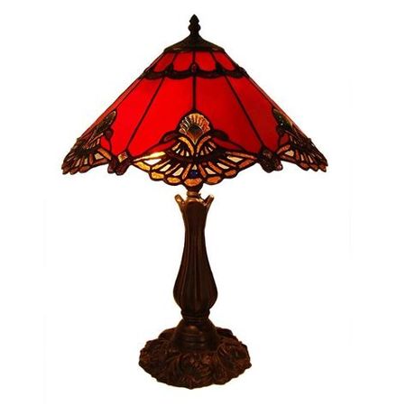 red tiffany lamp at DuckDuckGo