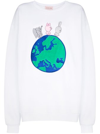 Natasha Zinko Embroidered Sweatshirt - Farfetch