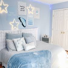 light blue blue aesthetic room - Google Search