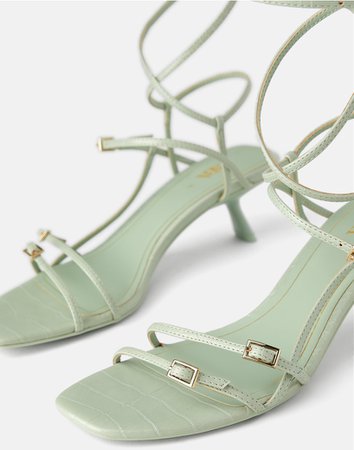 light green sandals