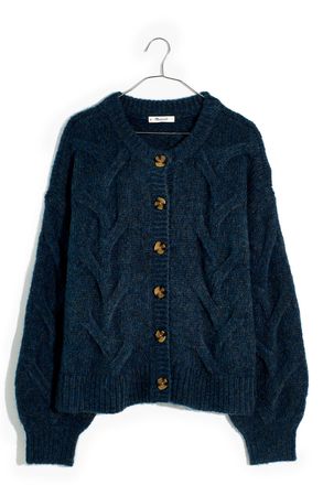 Madewell Cable Ashmont Cardigan Sweater | Nordstrom