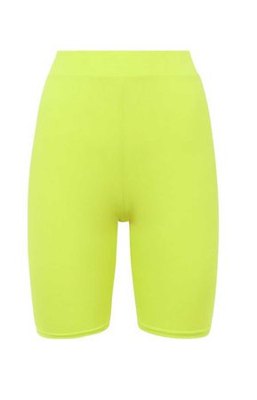 neon biker shorts