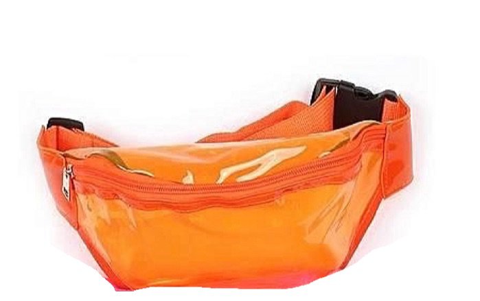 orange fanny pack