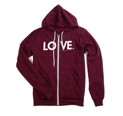 to write love on her arms hoodie
