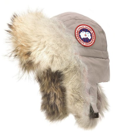 Aviator Hat with Genuine Coyote Fur Trim
