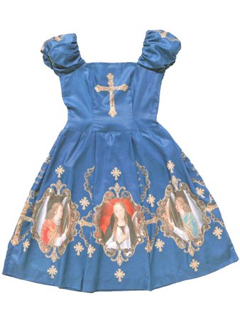 blue lolita dress