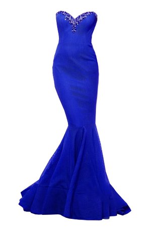 Dress long navy mermaid