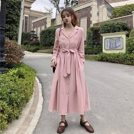 New Japanese Harajuku Women Maxi Long Trench Coat V Neck Pink Brown Lolita Style Windbreak Cute Kawaii Cosplay Costume Overcoat-in Trench from Women's Clothing on Aliexpress.com | Alibaba Group