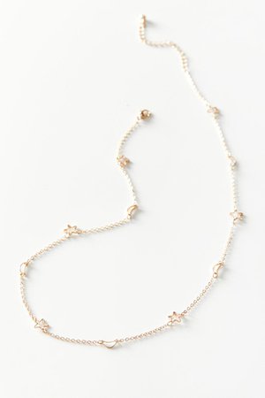 Delicate Sun And Moon Charm Necklace | Urban Outfitters