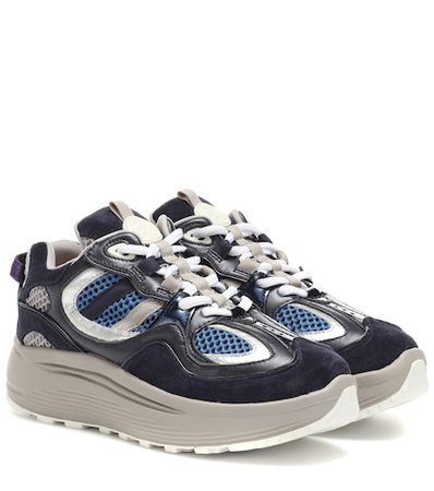Jet Turbo leather sneakers