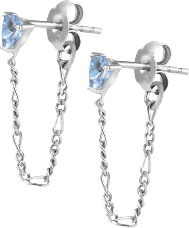 Ocean Loop Droplet Earrings, 925 Sterling Silver | Tada & Toy