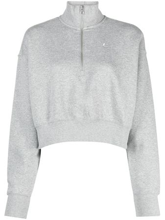 Nike Phoenix Cropped zip-up Sweatshirt - Farfetch
