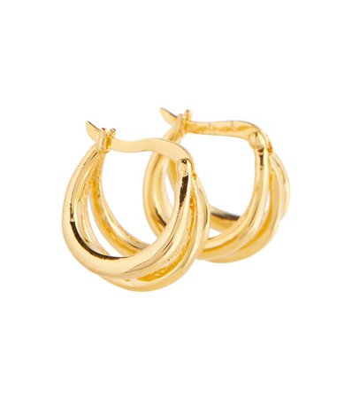 Sophie Buhai - Triple Francois 18kt gold vermeil earrings | Mytheresa