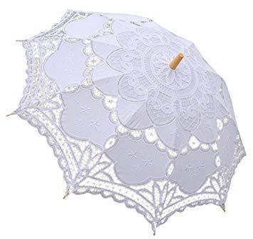 Victorian Inspired Lace Parasol - More Colors Available | Double Trouble Apparel