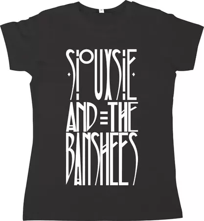 Siouxsie And The Banshees Baby Look T-shirt Algodão 30.1silk - R$ 49,88 em Mercado Livre