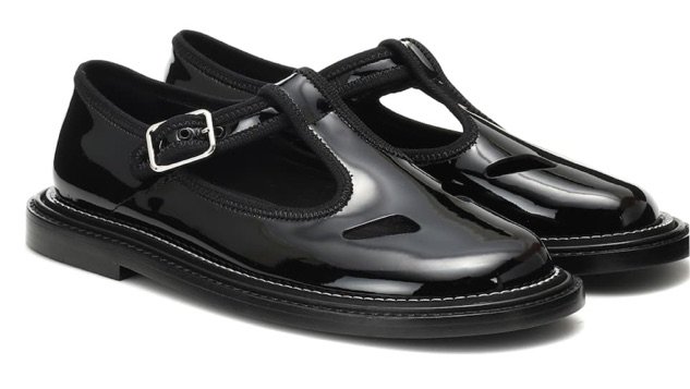 Burberry leather Mary-Jane flats (ss2020) - €550