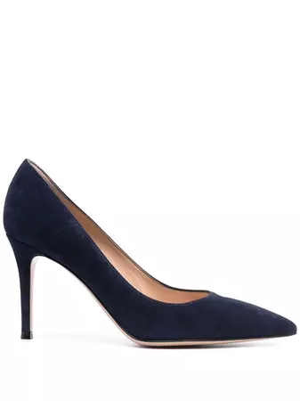 Gianvito Rossi Pointed 90mm Heeled Suede Pumps